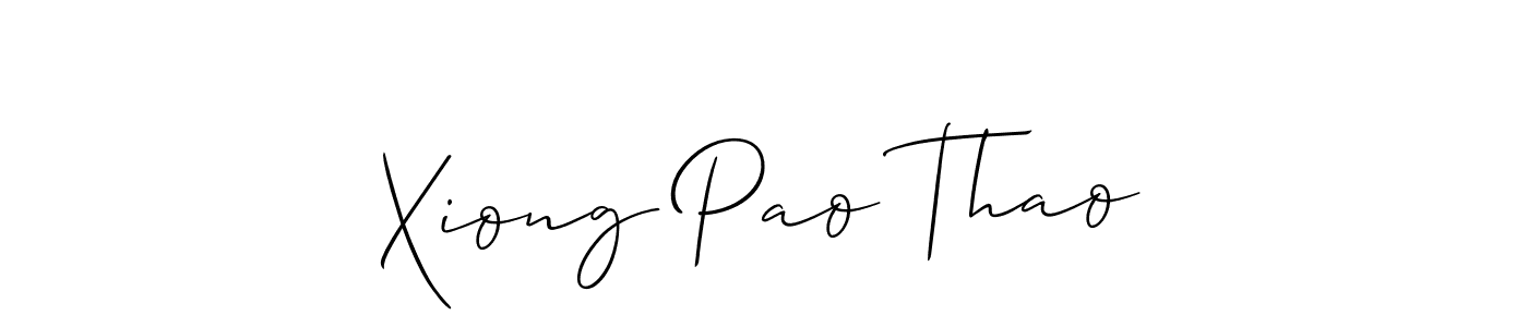 Once you've used our free online signature maker to create your best signature Allison_Script style, it's time to enjoy all of the benefits that Xiong Pao Thao name signing documents. Xiong Pao Thao signature style 2 images and pictures png