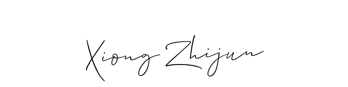 Similarly Allison_Script is the best handwritten signature design. Signature creator online .You can use it as an online autograph creator for name Xiong Zhijun. Xiong Zhijun signature style 2 images and pictures png