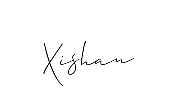 Make a beautiful signature design for name Xishan. With this signature (Allison_Script) style, you can create a handwritten signature for free. Xishan signature style 2 images and pictures png