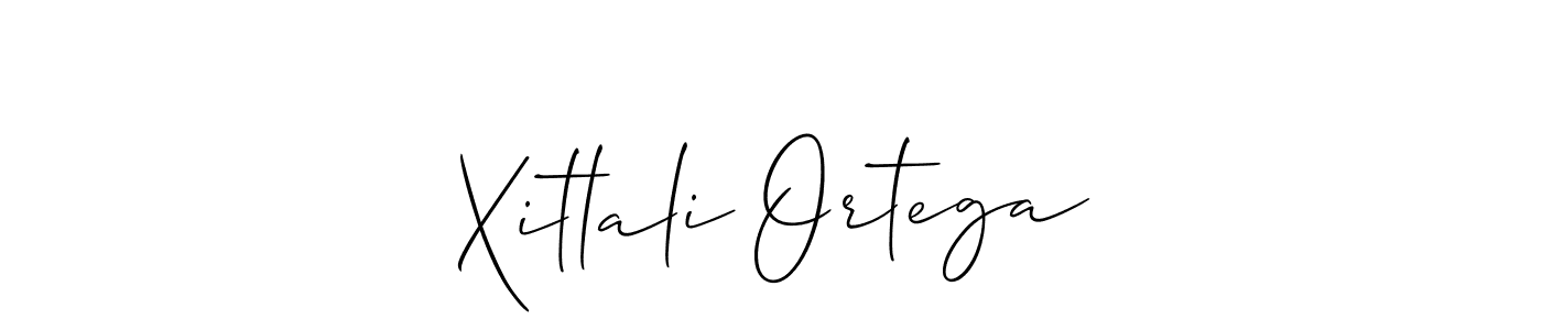 Design your own signature with our free online signature maker. With this signature software, you can create a handwritten (Allison_Script) signature for name Xitlali Ortega. Xitlali Ortega signature style 2 images and pictures png