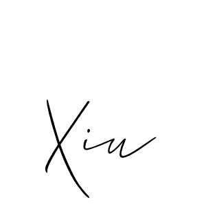 You should practise on your own different ways (Allison_Script) to write your name (Xiu) in signature. don't let someone else do it for you. Xiu signature style 2 images and pictures png