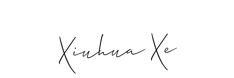 Xiuhua Xe stylish signature style. Best Handwritten Sign (Allison_Script) for my name. Handwritten Signature Collection Ideas for my name Xiuhua Xe. Xiuhua Xe signature style 2 images and pictures png