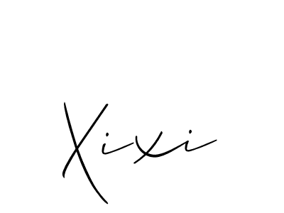 Make a beautiful signature design for name Xixi. With this signature (Allison_Script) style, you can create a handwritten signature for free. Xixi signature style 2 images and pictures png