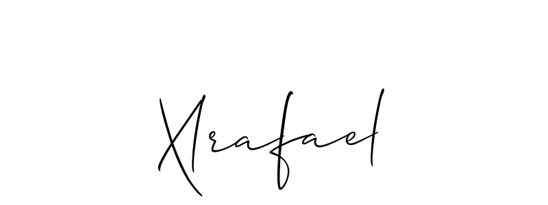 Allison_Script is a professional signature style that is perfect for those who want to add a touch of class to their signature. It is also a great choice for those who want to make their signature more unique. Get Xlrafael name to fancy signature for free. Xlrafael signature style 2 images and pictures png