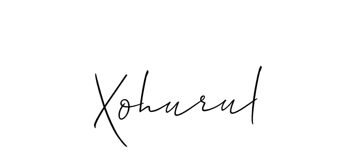 It looks lik you need a new signature style for name Xohurul. Design unique handwritten (Allison_Script) signature with our free signature maker in just a few clicks. Xohurul signature style 2 images and pictures png