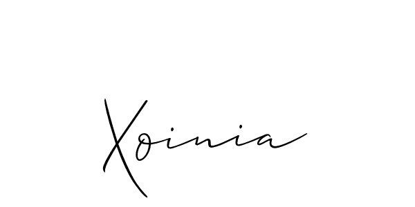 The best way (Allison_Script) to make a short signature is to pick only two or three words in your name. The name Xoinia include a total of six letters. For converting this name. Xoinia signature style 2 images and pictures png