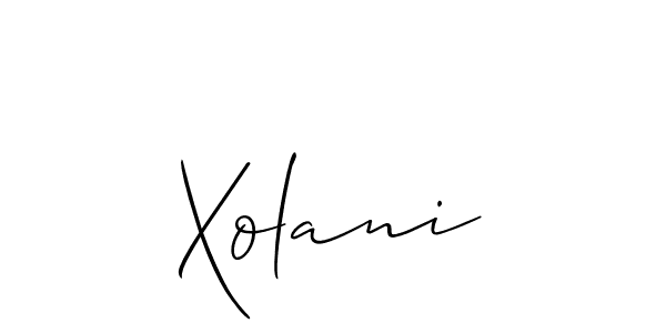 How to make Xolani name signature. Use Allison_Script style for creating short signs online. This is the latest handwritten sign. Xolani signature style 2 images and pictures png