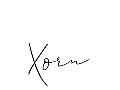 You should practise on your own different ways (Allison_Script) to write your name (Xorn) in signature. don't let someone else do it for you. Xorn signature style 2 images and pictures png