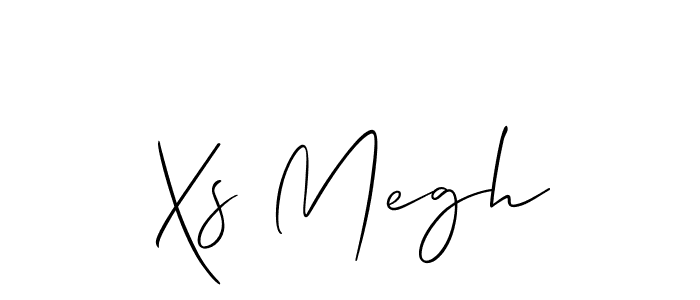 This is the best signature style for the Xs Megh name. Also you like these signature font (Allison_Script). Mix name signature. Xs Megh signature style 2 images and pictures png
