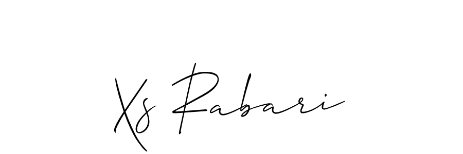 You should practise on your own different ways (Allison_Script) to write your name (Xs Rabari) in signature. don't let someone else do it for you. Xs Rabari signature style 2 images and pictures png