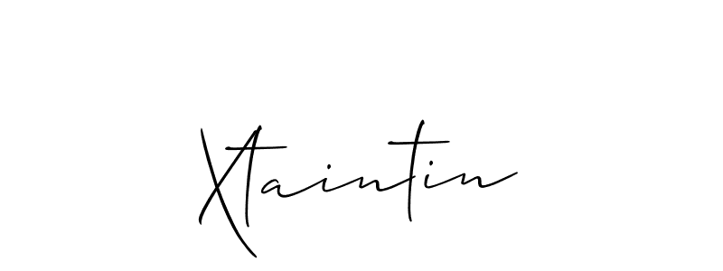 Make a beautiful signature design for name Xtaintin. Use this online signature maker to create a handwritten signature for free. Xtaintin signature style 2 images and pictures png