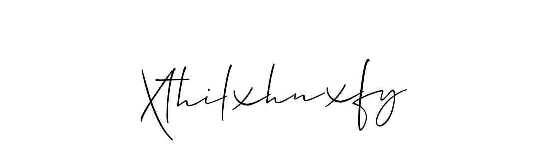 Make a beautiful signature design for name Xthilxhnxfy. With this signature (Allison_Script) style, you can create a handwritten signature for free. Xthilxhnxfy signature style 2 images and pictures png