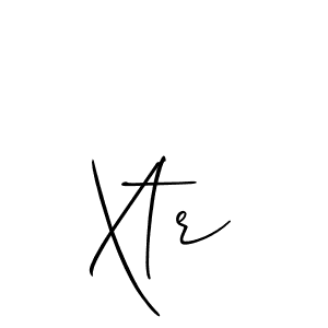 You should practise on your own different ways (Allison_Script) to write your name (Xtr) in signature. don't let someone else do it for you. Xtr signature style 2 images and pictures png