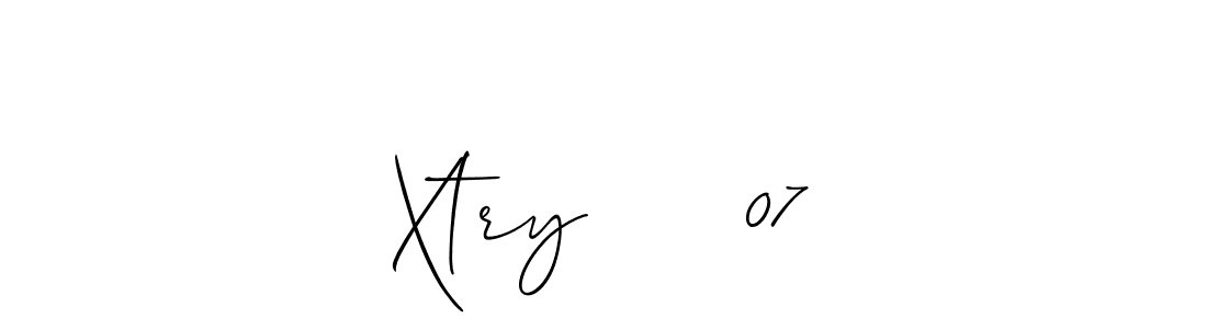 How to Draw Xtry     07 signature style? Allison_Script is a latest design signature styles for name Xtry     07. Xtry     07 signature style 2 images and pictures png