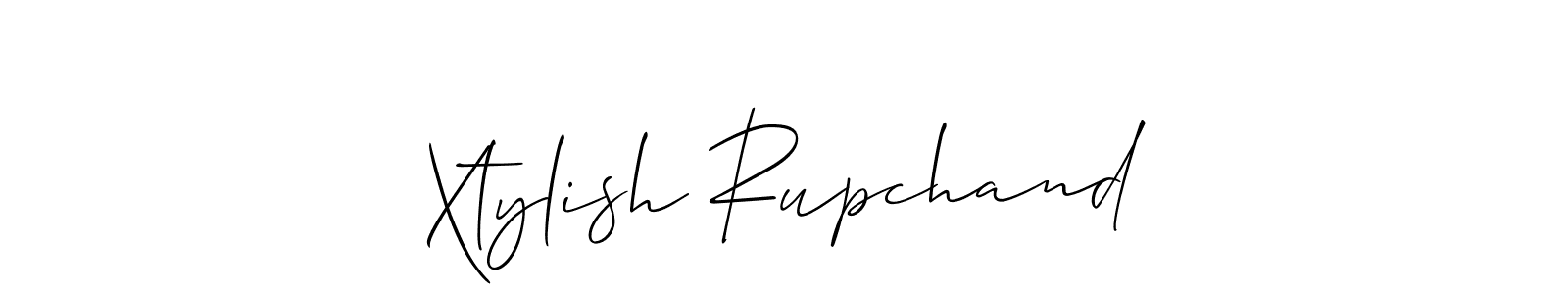 Also we have Xtylish Rupchand name is the best signature style. Create professional handwritten signature collection using Allison_Script autograph style. Xtylish Rupchand signature style 2 images and pictures png