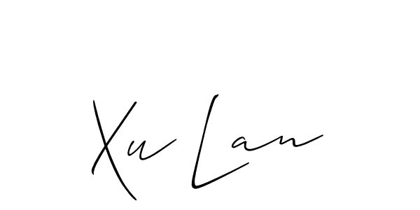 Make a beautiful signature design for name Xu Lan. Use this online signature maker to create a handwritten signature for free. Xu Lan signature style 2 images and pictures png