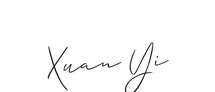 Once you've used our free online signature maker to create your best signature Allison_Script style, it's time to enjoy all of the benefits that Xuan Yi name signing documents. Xuan Yi signature style 2 images and pictures png