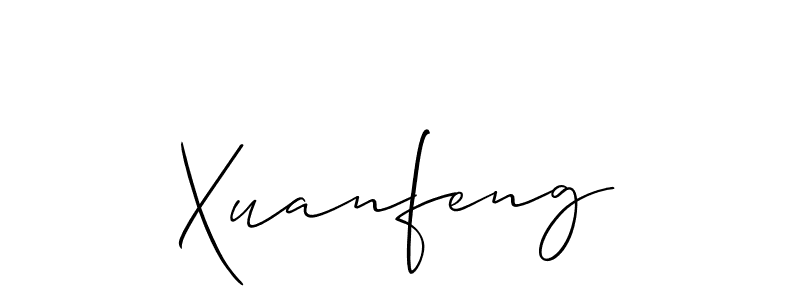 Once you've used our free online signature maker to create your best signature Allison_Script style, it's time to enjoy all of the benefits that Xuanfeng name signing documents. Xuanfeng signature style 2 images and pictures png