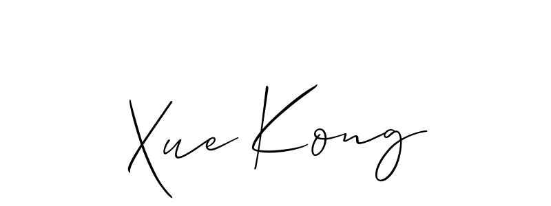 Xue Kong stylish signature style. Best Handwritten Sign (Allison_Script) for my name. Handwritten Signature Collection Ideas for my name Xue Kong. Xue Kong signature style 2 images and pictures png