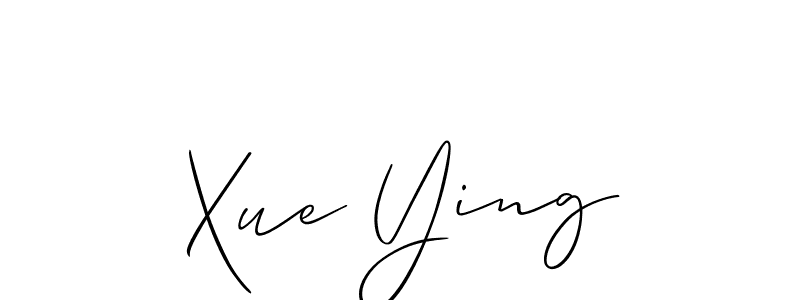 You should practise on your own different ways (Allison_Script) to write your name (Xue Ying) in signature. don't let someone else do it for you. Xue Ying signature style 2 images and pictures png