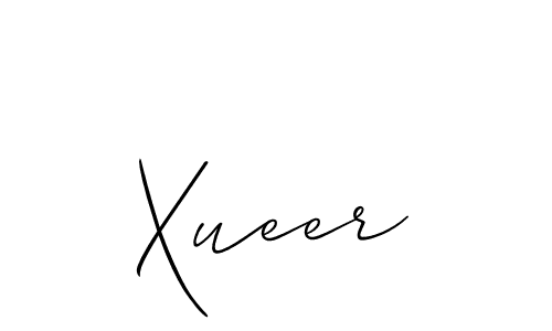 Similarly Allison_Script is the best handwritten signature design. Signature creator online .You can use it as an online autograph creator for name Xueer. Xueer signature style 2 images and pictures png