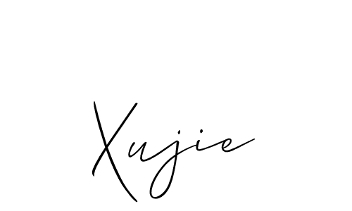 Design your own signature with our free online signature maker. With this signature software, you can create a handwritten (Allison_Script) signature for name Xujie. Xujie signature style 2 images and pictures png