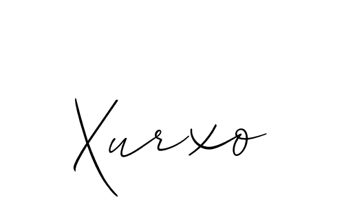 Allison_Script is a professional signature style that is perfect for those who want to add a touch of class to their signature. It is also a great choice for those who want to make their signature more unique. Get Xurxo name to fancy signature for free. Xurxo signature style 2 images and pictures png