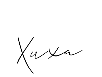 Xuxa stylish signature style. Best Handwritten Sign (Allison_Script) for my name. Handwritten Signature Collection Ideas for my name Xuxa. Xuxa signature style 2 images and pictures png