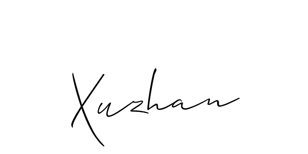 Use a signature maker to create a handwritten signature online. With this signature software, you can design (Allison_Script) your own signature for name Xuzhan. Xuzhan signature style 2 images and pictures png