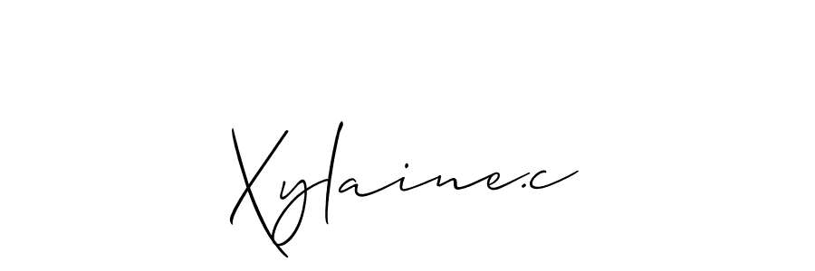 How to Draw Xylaine.c signature style? Allison_Script is a latest design signature styles for name Xylaine.c. Xylaine.c signature style 2 images and pictures png