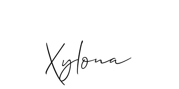 The best way (Allison_Script) to make a short signature is to pick only two or three words in your name. The name Xylona include a total of six letters. For converting this name. Xylona signature style 2 images and pictures png