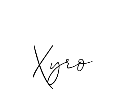 Make a beautiful signature design for name Xyro. With this signature (Allison_Script) style, you can create a handwritten signature for free. Xyro signature style 2 images and pictures png