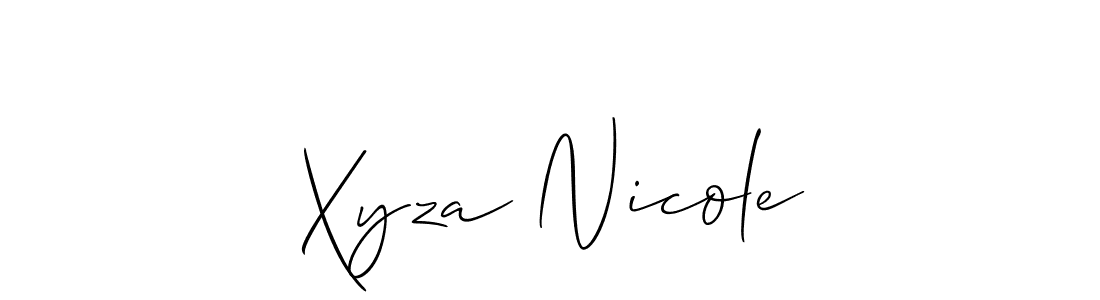 Once you've used our free online signature maker to create your best signature Allison_Script style, it's time to enjoy all of the benefits that Xyza Nicole name signing documents. Xyza Nicole signature style 2 images and pictures png