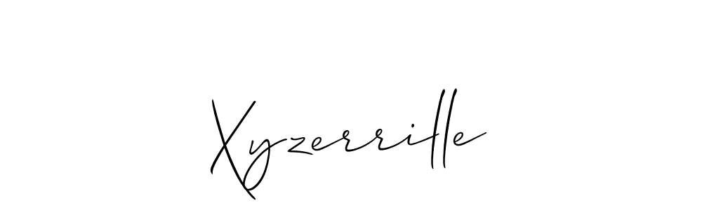 Design your own signature with our free online signature maker. With this signature software, you can create a handwritten (Allison_Script) signature for name Xyzerrille. Xyzerrille signature style 2 images and pictures png