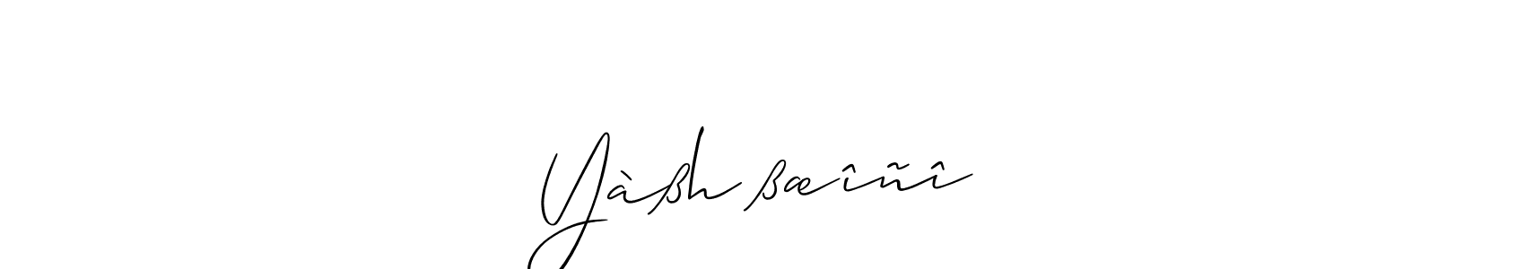 Once you've used our free online signature maker to create your best signature Allison_Script style, it's time to enjoy all of the benefits that Yàßh ßæîñî name signing documents. Yàßh ßæîñî signature style 2 images and pictures png