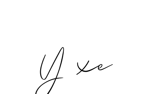 Best and Professional Signature Style for Yɡxe. Allison_Script Best Signature Style Collection. Yɡxe signature style 2 images and pictures png