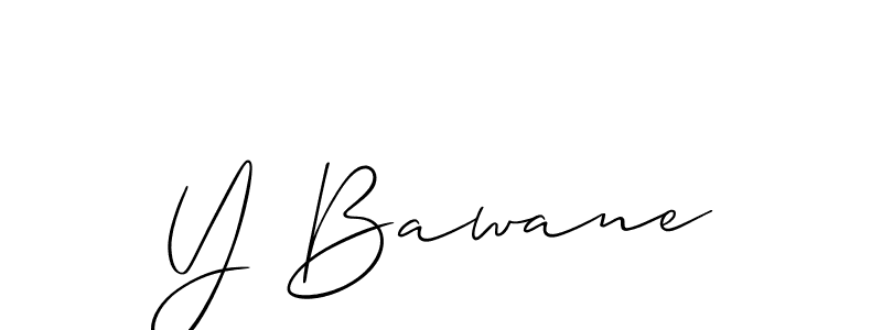 Once you've used our free online signature maker to create your best signature Allison_Script style, it's time to enjoy all of the benefits that Y Bawane name signing documents. Y Bawane signature style 2 images and pictures png