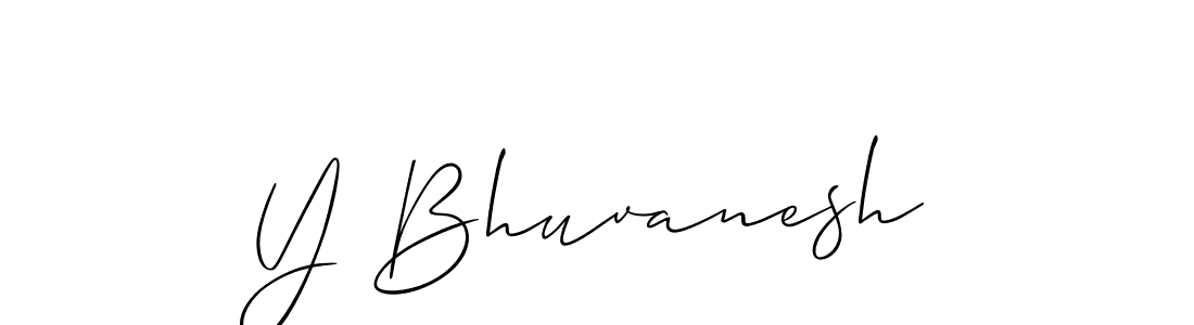 Best and Professional Signature Style for Y Bhuvanesh. Allison_Script Best Signature Style Collection. Y Bhuvanesh signature style 2 images and pictures png