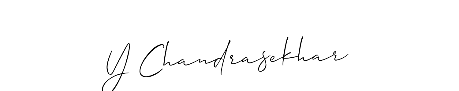 Best and Professional Signature Style for Y Chandrasekhar. Allison_Script Best Signature Style Collection. Y Chandrasekhar signature style 2 images and pictures png