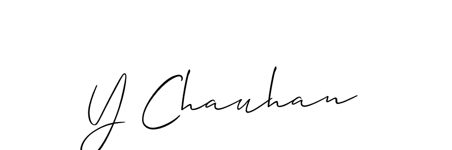 Similarly Allison_Script is the best handwritten signature design. Signature creator online .You can use it as an online autograph creator for name Y Chauhan. Y Chauhan signature style 2 images and pictures png