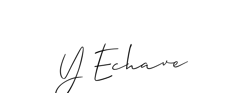 How to Draw Y Echave signature style? Allison_Script is a latest design signature styles for name Y Echave. Y Echave signature style 2 images and pictures png
