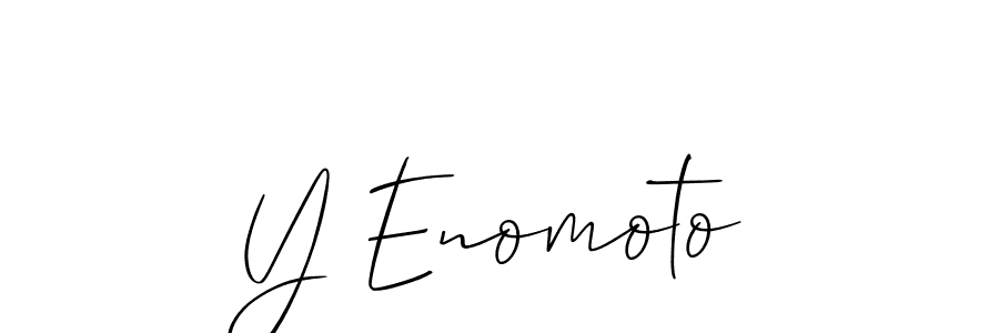 Check out images of Autograph of Y Enomoto name. Actor Y Enomoto Signature Style. Allison_Script is a professional sign style online. Y Enomoto signature style 2 images and pictures png