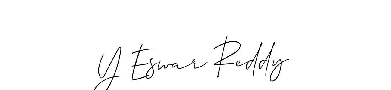 Best and Professional Signature Style for Y Eswar Reddy. Allison_Script Best Signature Style Collection. Y Eswar Reddy signature style 2 images and pictures png