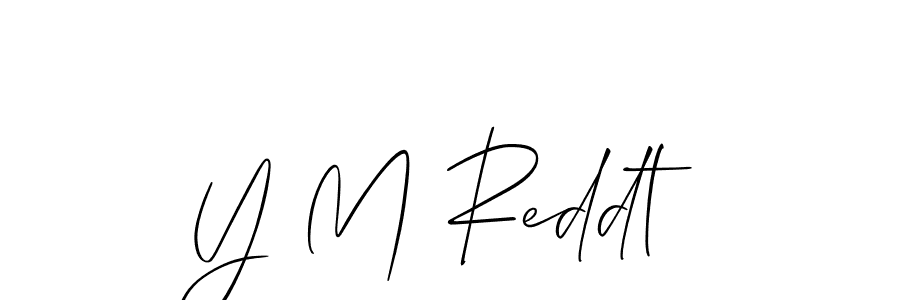 if you are searching for the best signature style for your name Y M Reddt. so please give up your signature search. here we have designed multiple signature styles  using Allison_Script. Y M Reddt signature style 2 images and pictures png