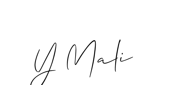 Make a short Y Mali signature style. Manage your documents anywhere anytime using Allison_Script. Create and add eSignatures, submit forms, share and send files easily. Y Mali signature style 2 images and pictures png