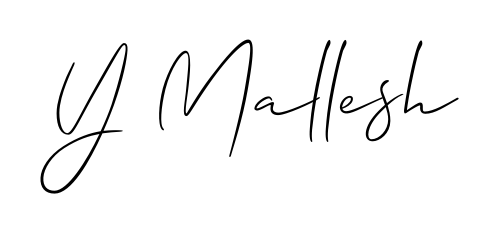 Designed for modern professionals: Y Mallesh name signature crafted with Allison_Script script. Ready for digital PDF workflows. Y Mallesh signature style 2 images and pictures png