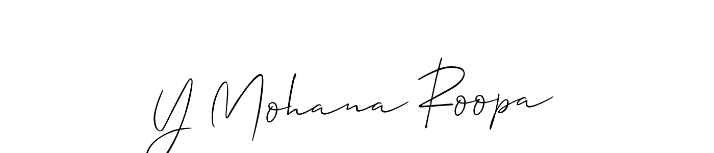 Once you've used our free online signature maker to create your best signature Allison_Script style, it's time to enjoy all of the benefits that Y Mohana Roopa name signing documents. Y Mohana Roopa signature style 2 images and pictures png