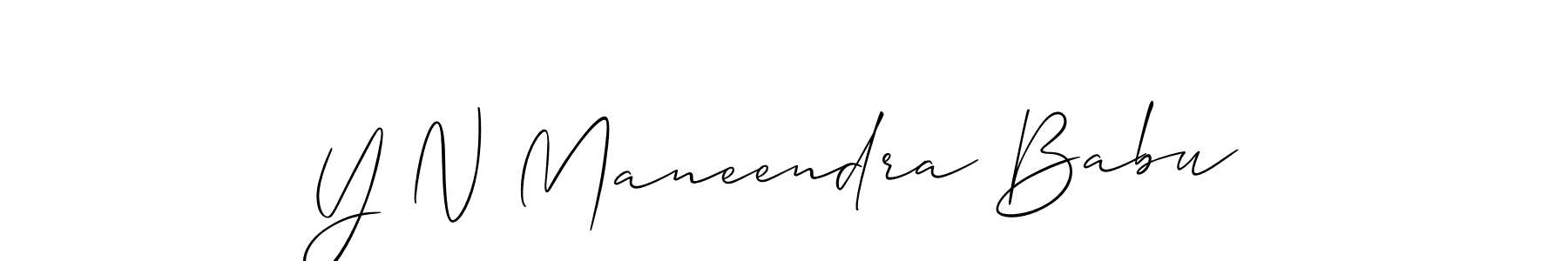 Make a beautiful signature design for name Y N Maneendra Babu. Use this online signature maker to create a handwritten signature for free. Y N Maneendra Babu signature style 2 images and pictures png