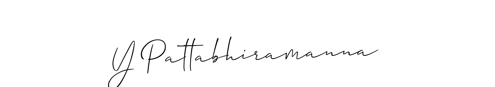 Make a beautiful signature design for name Y Pattabhiramanna. Use this online signature maker to create a handwritten signature for free. Y Pattabhiramanna signature style 2 images and pictures png