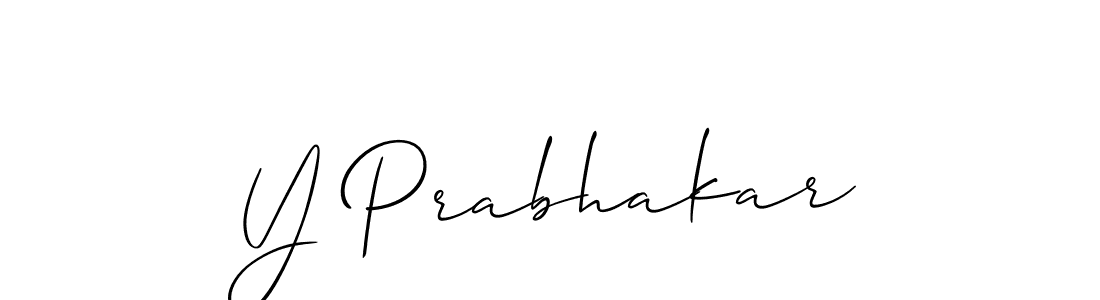 Similarly Allison_Script is the best handwritten signature design. Signature creator online .You can use it as an online autograph creator for name Y Prabhakar. Y Prabhakar signature style 2 images and pictures png